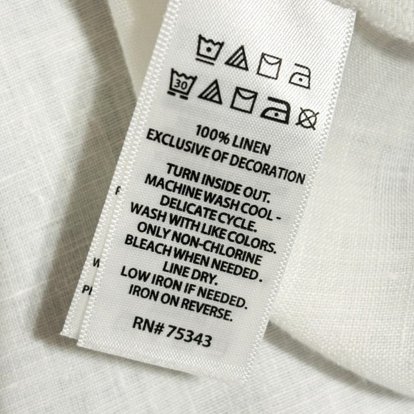 House of Harlow 1960 Sleeveless Linen White Top Sz M - Picture 8 of 8